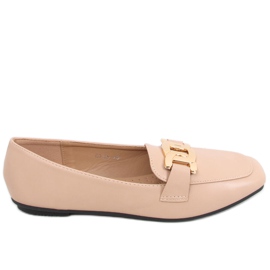 Paola Nude loafers til kvinder beige