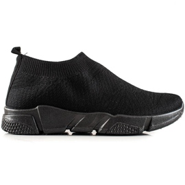 SUPER COOL Komfortable slip-on sportssko sort