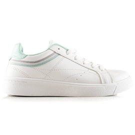 TRENDI Casual hvide sneakers