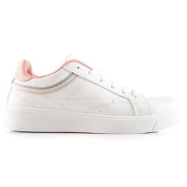 TRENDI Casual hvide sneakers