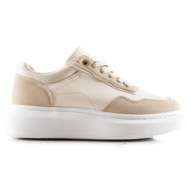 BUONAROTTI Moderigtige sportssko sneakers beige