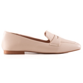 Balada Klassiske loafers med øko -læder beige