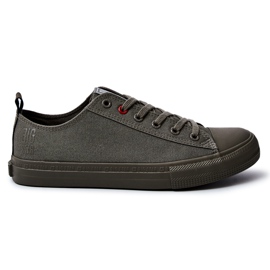 Herre stof sneakers Big Star JJ174004 Khaki
