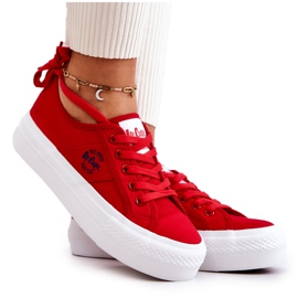 Lee Cooper LCW-22-31-0834L røde sneakers