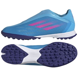 Adidas X Speedflow.3 Ll Tf M GW7500 sko blå blå