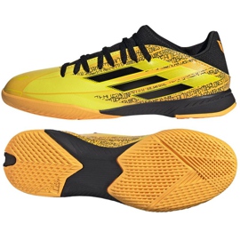 Adidas X Speedflow Messi.3 In J Jr GW7422 sko gul gylden