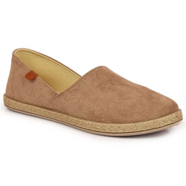 Espadriller med en skåret Vinceza W JAN82B beige