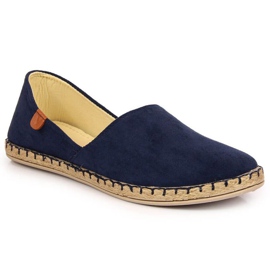 Espadriller med Vinceza-snit W JAN82C marineblå