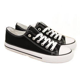 Tekstil lave sneakers Atletico W ATC266A sort