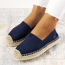 Big Star marineblå espadriller til kvinder HH274500 marine blå