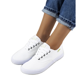 Hvide sneakers til kvinder Big Star JJ274260