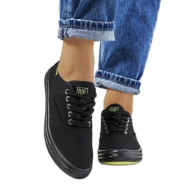 Sorte sneakers til kvinder Big Star JJ274261