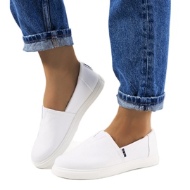 Hvide sneakers til kvinder Big Star JJ274173