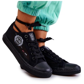 Damesneakers Big Star JJ274A256 Sorte sneakers