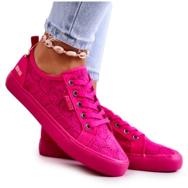 Openwork sneakers Big Star JJ274060 Pink lyserød
