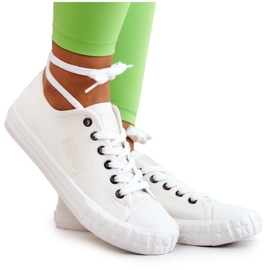 Klassiske damesneakers Big Star JJ274493 Hvid