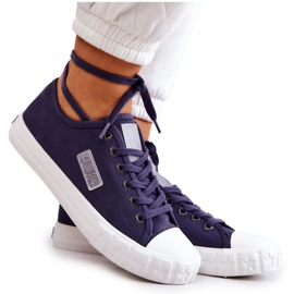 Klassiske damesneakers Big Star JJ274494 Marineblå
