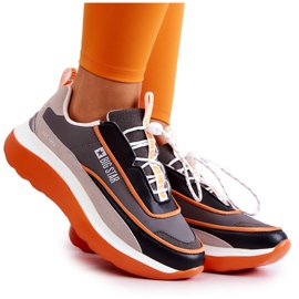 Sportssko Sneakers Big Star JJ274996 Grå-Orange