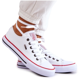 Klassiske sneakers til kvinder Cross Jeans JJ2R4009C Hvid