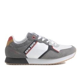 Hvide og grå mænds Big Star sneakers JJ174147