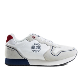 Hvide sneakers til mænd Big Star JJ174141