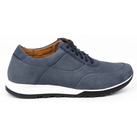 Olivier Fritidssko til mænd 902KNT marineblå nubuck