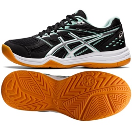 Asics Upcourt 4 W 1072A055 013 volleyballsko sort sort