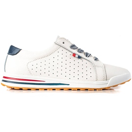 Filippo Klassiske læder sneakers hvid