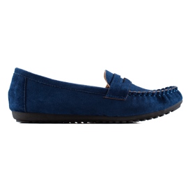 TRENDI Klassiske loafers blå