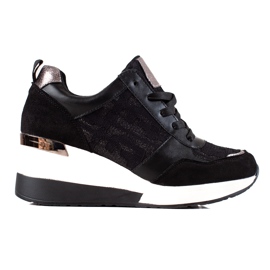 TRENDI Sportssneakers i Koruna sort