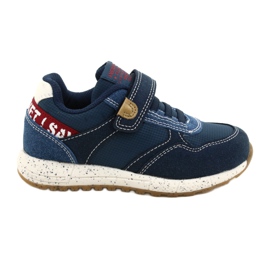 American Club Amerikanske ADI sportssko Velcro ES86 / 22 Navy blå