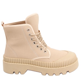 Costa Khaki ankelhøje trekking sneakers beige