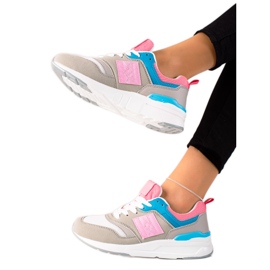 TRENDI Casual sportssko beige flerfarvet