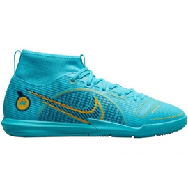 Nike Mercurial Superfly 8 Academy Ic Jr DJ2860 484 fodboldsko blå blå