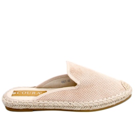 Carmen Beige espadriller hjemmesko til kvinder