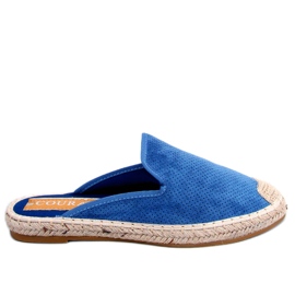 CARMEN Blå espadriller hjemmesko til kvinder