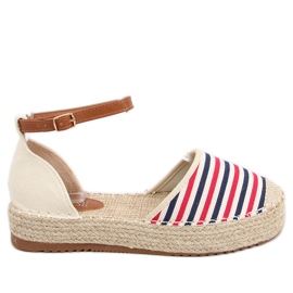 Gema Mix stribede espadriller flerfarvet