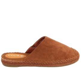 Fuldfarve espadriller Marina Camel brun