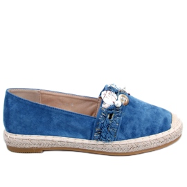 Lola Blue espadriller med skaller blå