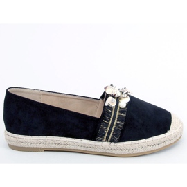 Lola Black Espadrilles med skaller sort