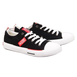 Tekstil lave sneakers Big Star M HH174039 sort