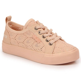 Blonde sneakers Big Star Jr JJ374006 lys pink lyserød