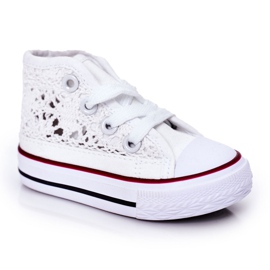 Børn High-top sneakers med blonde hvid Roly-Poly
