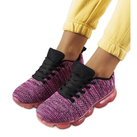 Pink Melange Anya sportssneakers sort