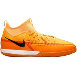 Nike Phantom GT2 Academy Df Ic Jr DC0815 808 fodboldsko orange appelsiner og røde