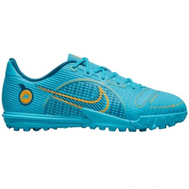 Nike Mercurial Vapor 14 Academy Tf Jr DJ2863 484 fodboldsko blå blå