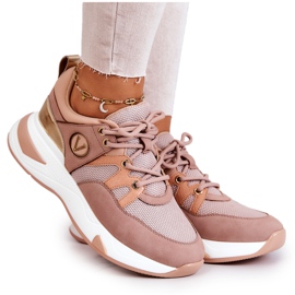Vinceza Sportssko Sneakers Dirty Róż Imperio lyserød