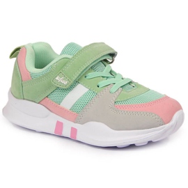 Befado Jr BEF25C sportssko med velcro, mint blå