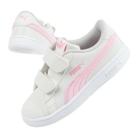 Puma Smash V2 Buck sko 365184 27 hvid
