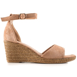 W. Potocki Kile-sandaler i ruskind Potocki beige